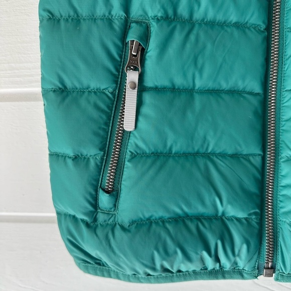 Hanna Andersson Unisex Superlight Down Insulated Puffer Vest in Trek Teal Sz 6-7 - Picture 5 of 10